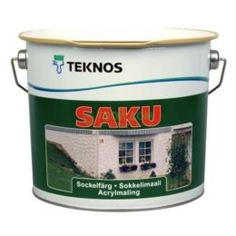Краски Краска Teknos Фасадная цаку РМ3 10/9л