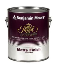 Краски Краска велюровая Regal Matte Finish Бенджамин мур 3.8л