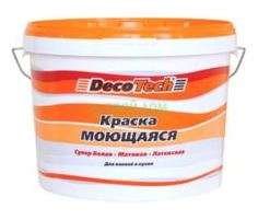 Краски Краска Decotech Моющаяся 10/9л