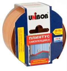 Плинтусы Плинтус Unibob самоклеющийся светло-коричневый