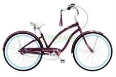 Велосипеды Велосипед Electra bicycle comp wren 3i aubergine ladies