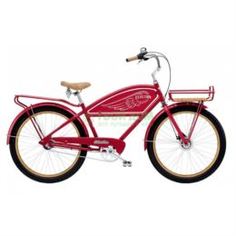 Велосипеды Велосипед Electra Bicycle Cruiser Delivery 3i Red (244154)