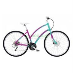 Велосипеды Велосипед Electra Bicycle Verse 24D Disc Ladies Magenta-Aquamarine (295185)