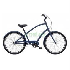 Велосипеды Велосипед Electra Bicycle Townie Original 3i Satin Midnight Blue (281155)