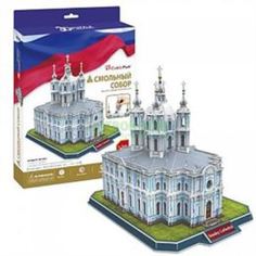 Конструкторы, пазлы 3D-пазл Cubicfun Пазлы смольный собор россия (MC202H)
