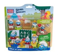 Конструкторы, пазлы Конструктор Mega Bloks Smurfs Школа (10768)