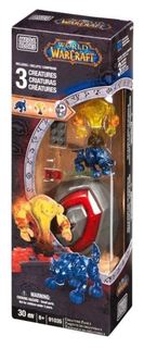 Конструкторы, пазлы Конструктор Mega Bloks World of Warcraft 3 фигурки в каменном сердце (зеленый) 91035 (91035)