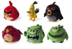 Мягкая игрушка Игрушка Angry Birds плюшевая птичка 13см