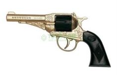Оружие Пистолет Edison Пистолет sterling metall-gold western (0220/56)