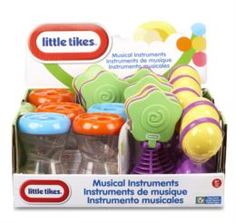 Игрушка для новорожденных Игрушка-погремушка Музыкальные инструменты в ассортименте, 16 шт. в дисплее Little Tikes