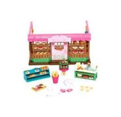 Набор игровой для мальчиков Игровой набор Lil Woodzeez Пекарня и Магазин с аксессуарами (6106M)
