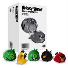 Набор игровой для мальчиков Игрушка Angry Birds набор из 5 птичек на колесах