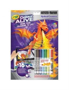Набор для творчества Crayola Color Alive Раскраска "Замки и Драконы"