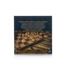 Игры спортивные Настольная игра Spin Master 3-в-1 шахматы/ шашки/ нарды ИГРЫ