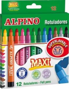 Наборы для рисования Alpino Фломастеры maxi 12 цв (AR000006)
