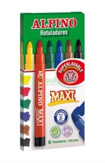Наборы для рисования Alpino Фломастеры maxi 6 цв (AR000005)