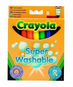 Наборы для рисования Crayola 8 цветных смывающихся фломастеров (8324)