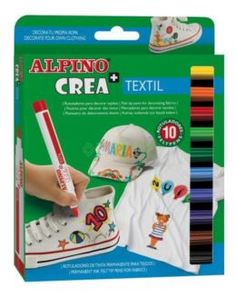 Наборы для рисования Alpino Фломастеры crea textil (AR000132)