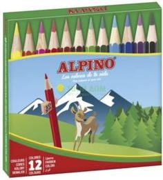 Наборы для рисования Alpino Карандаши цветные шестигранные AL000652
