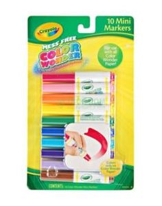 Наборы для рисования Crayola Набор фломастеров Color Wonder, 10 шт (75-2211)