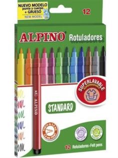 Наборы для рисования Alpino Фломастеры standart 12 цв (AR001002)