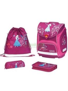 Сумки, рюкзаки, портфели Ранец школьный Herlitz Sporti plus flower princess с наполнением (11351939)