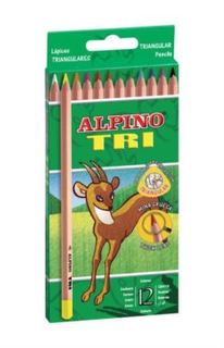 Наборы для рисования Alpino Карандаши цветные трехгранные AL000128