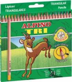 Наборы для рисования Alpino Карандаши цветные трехгранные AL000129