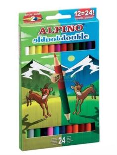 Наборы для рисования Alpino Карандаши цветные двусторонние AL000169