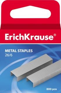 Степлеры, скрепки Скобы no.26/6. В коробочке с подвесом (37868) Erich Krause