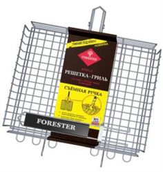 Аксессуары и розжиг Решётка гриль объем со съёмной ручкой 24х31 Forester