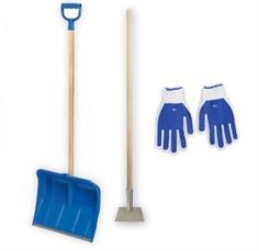 Инструмент для уборки снега Набор инструментов Prosperplast лопата для снега, перчатки и ледоруб