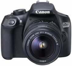 Фотоаппараты цифровые Фотоаппарат Canon EOS 1300D KIT 18-55 IS Black