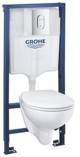 Инсталляции Набор с подвесным унитазом GROHE Solido 5 в 1 (39418000)