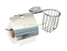 Принадлежности для ванной Держатель для туалетной бумаги c держателем для дезодоранта Fora держатель освежителя+бумаги "Моника" (М4513)