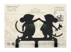 Принадлежности для ванной Крючок Duck and dog 3х-рожковый крючок мышиная семья (CR3-01)