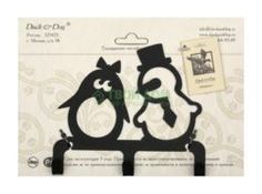 Принадлежности для ванной Крючок Duck and dog 3х-рожковый крючок забавные пингвины (CR3-03)