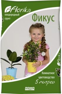 Удобрения, грунты, средства по уходу Грунт Florika Фикус Пальма 5 л Лама Торф