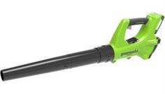 Садовые пылесосы и воздуходувы Воздуходувка Greenworks 24V (G24AB) без АКБ и ЗУ