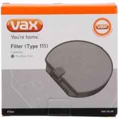 Аксессуары для пылесосов Фильтр VAX Type 111 1-1-134395-00