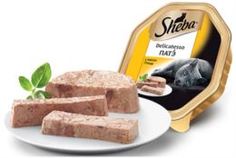 Влажный корм и консервы для кошек Корм для кошек SHEBA Delicatesso Патэ мясо птицы 85г