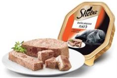 Влажный корм и консервы для кошек Корм для кошек SHEBA Delicatesso Патэ телятина и курица 85г