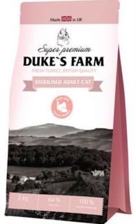 Сухой корм для кошек Корм для кошек DUKES FARM индейка с кроликом 2кг