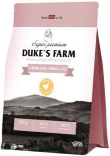 Сухой корм для кошек Корм для кошек DUKES FARM курица 300г