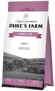 Сухой корм для кошек Корм для кошек DUKES FARM лосось 2кг