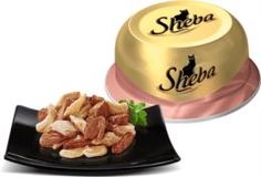 Влажный корм и консервы для кошек Корм для кошек SHEBA Ассорти из цыпленка с уткой 80г