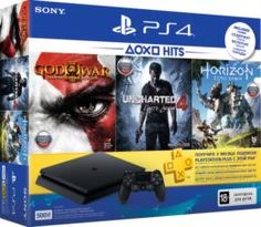 Игровые приставки Игровая приставка Sony PlayStation 4 500 Gb (CUH-2108A) + HZD/GoW3/UC4/3 месяца PS Plus