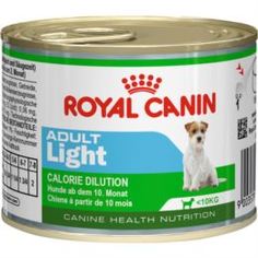 Влажный корм и консервы для собак Корм для собак Royal Canin Adult Light с 10 месяцев до 8 лет предрасположенных к полноте, 195 г