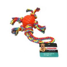 Игрушки Игрушка для собак CHOMPER Мяч с завязками из каната