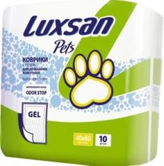 Пеленки, подгузники, салфетки Коврик для кошек и собак Luxsan Premium Gel 40х60 см 10 шт